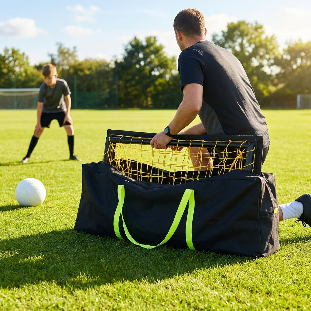 Football Goal Carry Bag made from durable canvas for easy transport