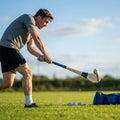 Ash Hurling Stick with custom grip colours, ideal for indoor and outdoor sports