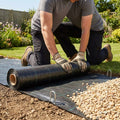 Heavy Duty Weed Control Fabric – Black – 50gsm/100gsm PP – Garden & Driveway Use