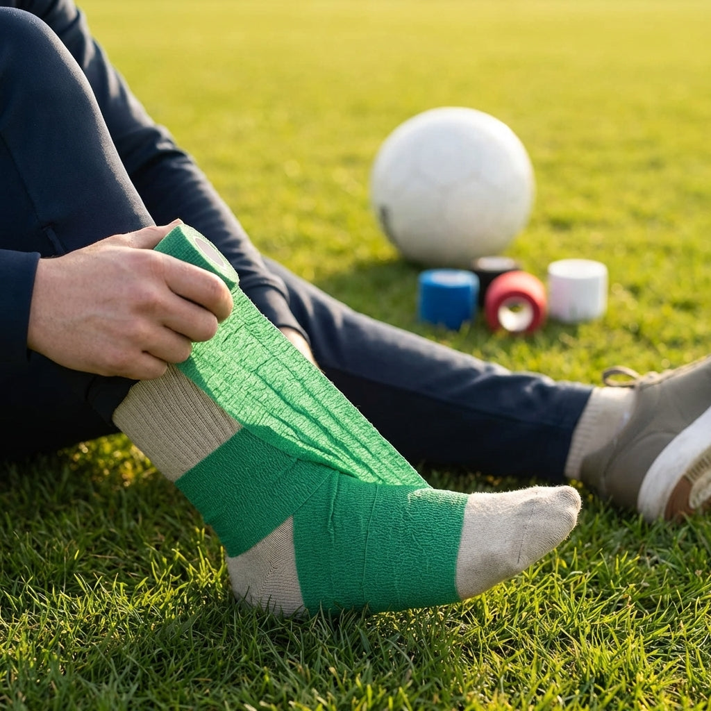 Cohesive Bandage Tape – Multi Sizes/Colours – Latex-based, Sweat-resistant – Sports & Injury Support