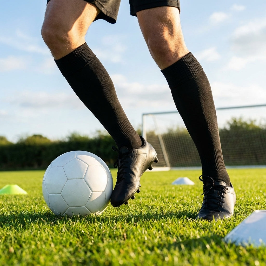 Knee-high football socks in multiple colours, ideal for sports use