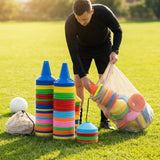 Mini Training Marker Cones for sports training in multiple colours