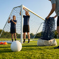 Football goal nets 24 x 8 ft, durable HDPE for clubs and schools