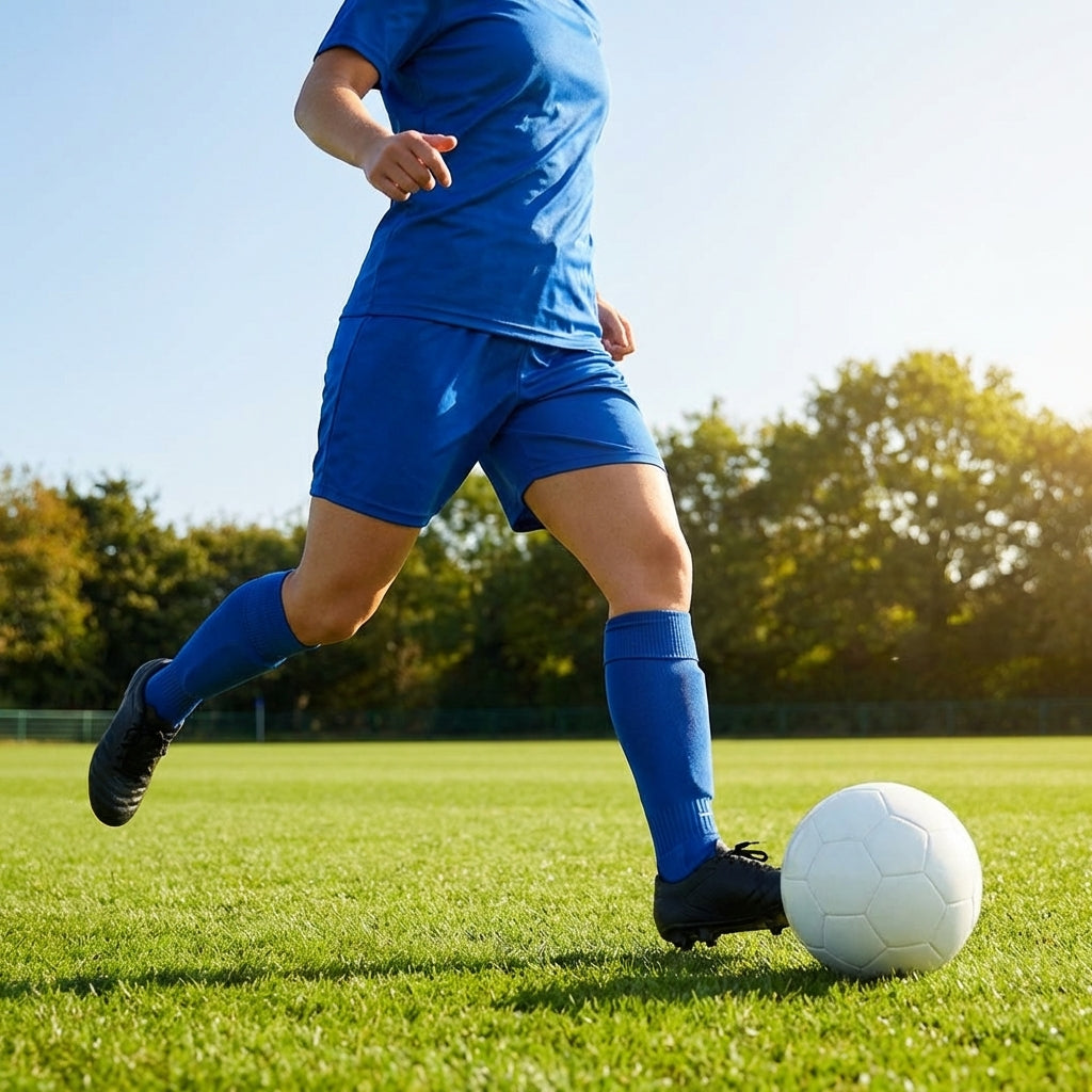 Polyester Football Shorts in multiple colours and sizes, perfect for athletes