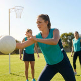 Vibrant netball bibs made of polyester mesh for schools and clubs