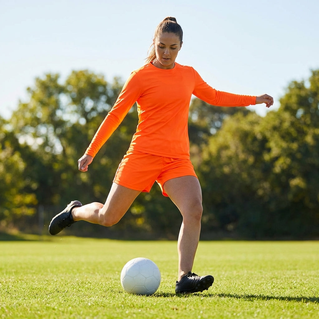 Polyester Football Shorts in multiple colours and sizes, perfect for athletes