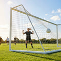 21x7ft football goal with steel frame for schools and parks