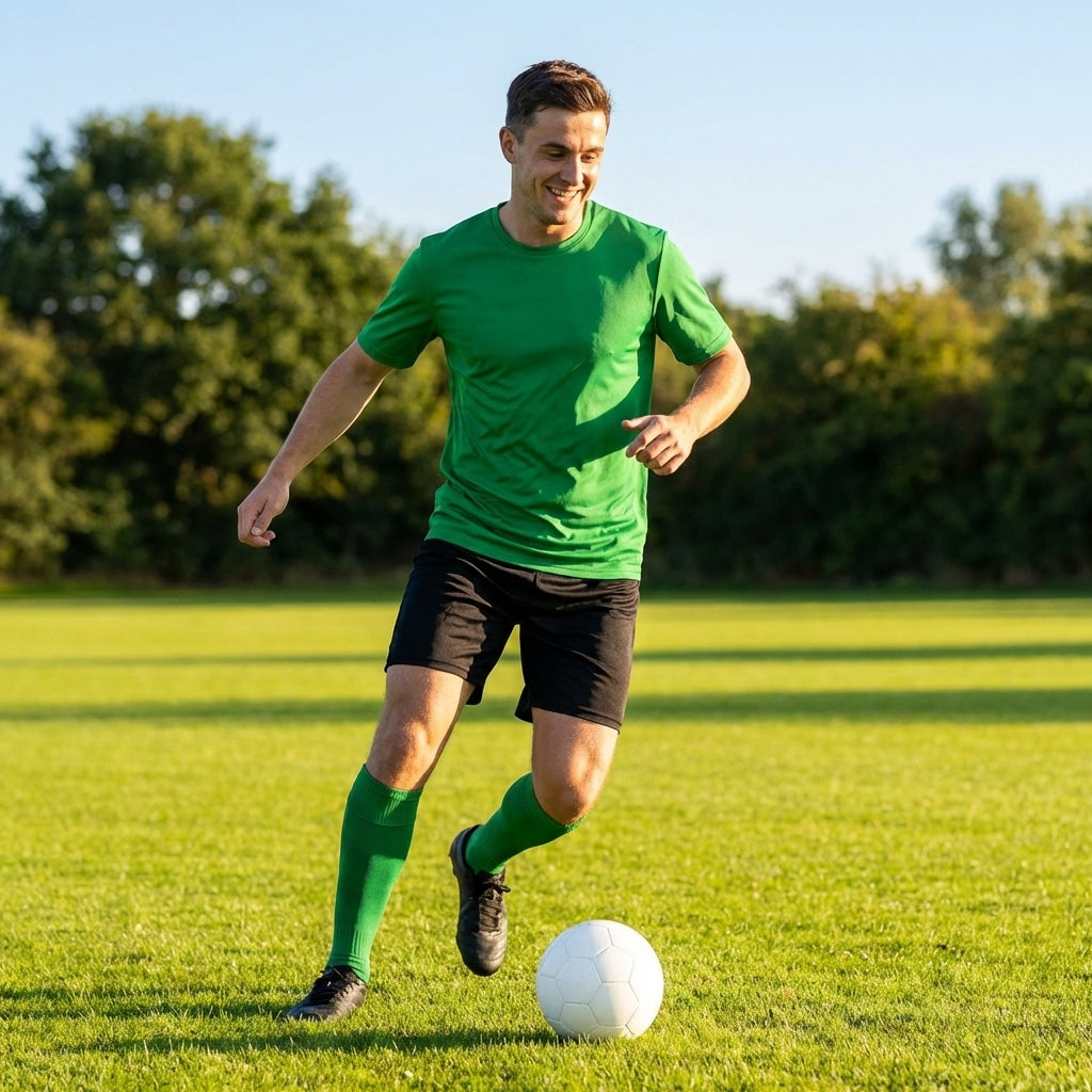Men's classic football shirt in various colours and sizes