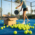 Professional padel balls with DuraCore and FluroFelt technology