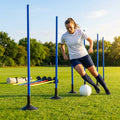 Slalom training poles in vibrant colours for sports practice