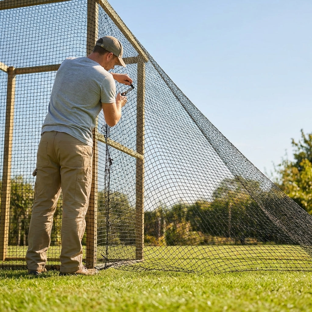 Heavy Duty Bird Netting made from high-density polyethylene