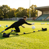 Goalkeeper training rope with floats, ideal for reflex improvement