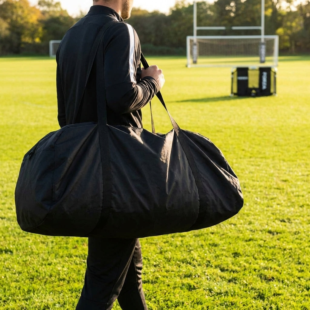 Replacement sports carry bag for goals, rebounders, and cages