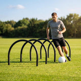 Football Training Passing Arcs, Fluorescent Yellow, High Tensile Plastic