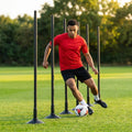 Slalom training poles in vibrant colours for sports practice