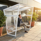 Heavy Duty Smoking Shelter with Aluminium Frame