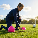 Training cones for sports practice, durable 12-inch cones