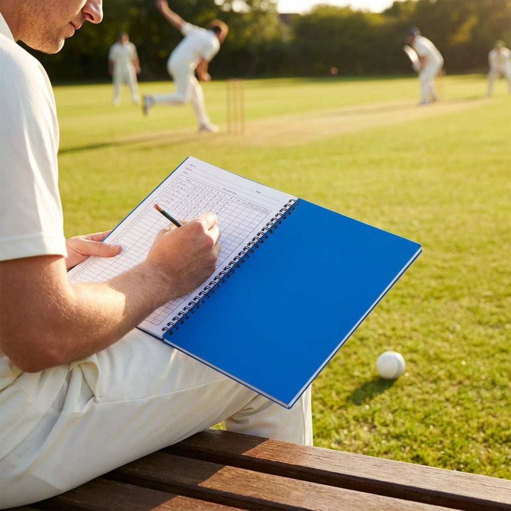 Cricket Scorebook with A4 size and soft cover for teams