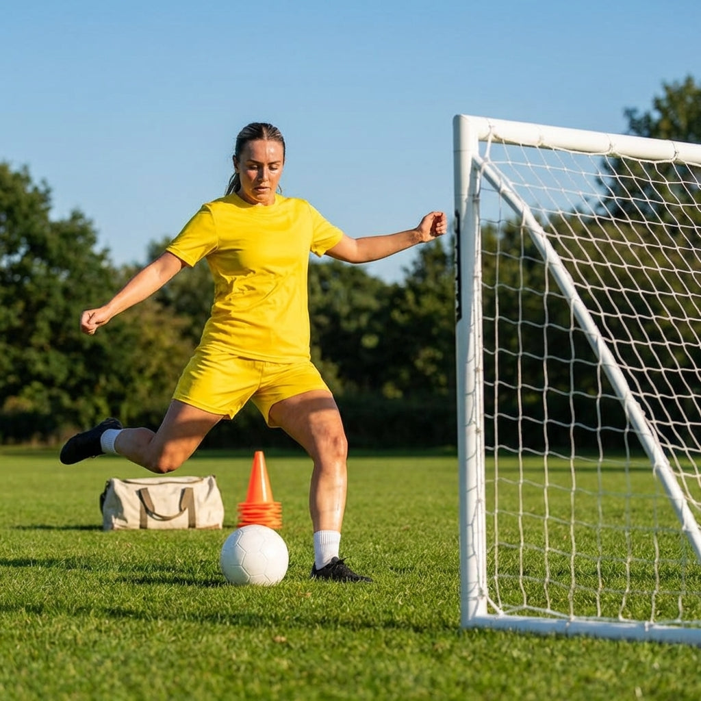 Women's Football Kit with Geometric Print Jersey