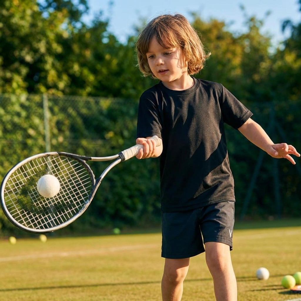 Junior Sports T-Shirt in 5 Sizes, made from 100% Polyester