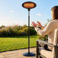 Patio Heater with adjustable settings and stand-alone or wall-mounted options