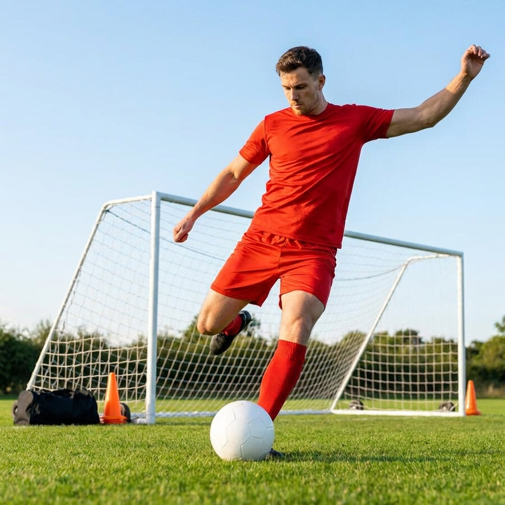 Men's football shorts in various colours, breathable polyester sportswear