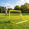 Aluminium Folding Football Goal in various sizes and colours, ideal for training and matches
