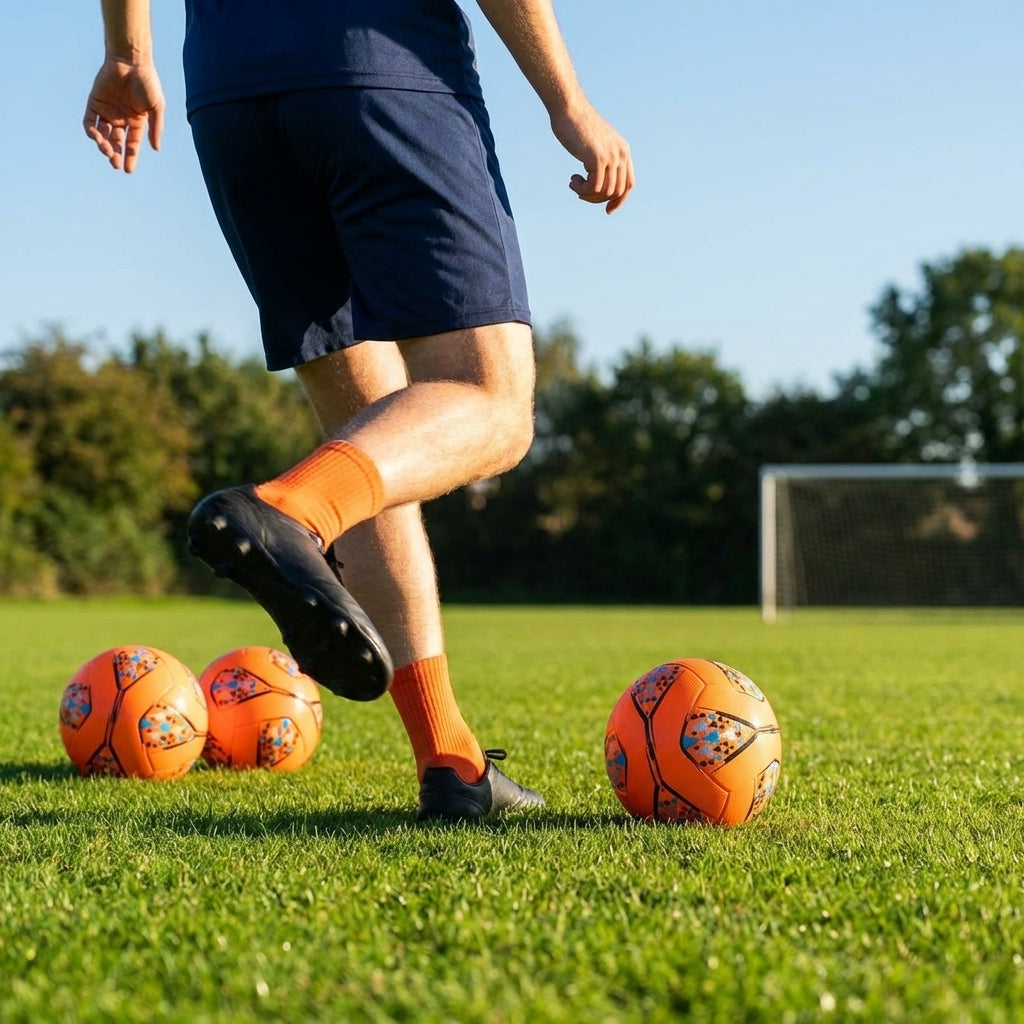 Club football in various sizes and colours, suitable for multi-surface use