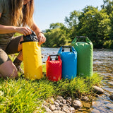 Waterproof Dry Bag – 2L Orange, 3L Yellow, 5L Light Blue, 10L Black – 500D PU Material – Outdoor Sports & Camping