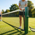 42ft Tennis Net with Black HDPE Braided Twine for Indoor and Outdoor Use
