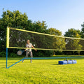Portable badminton tennis net with carry bag, various sizes