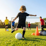 Kids' football kit in multicolour with shirt, shorts, and socks