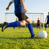 Football socks in various sizes and colours for players