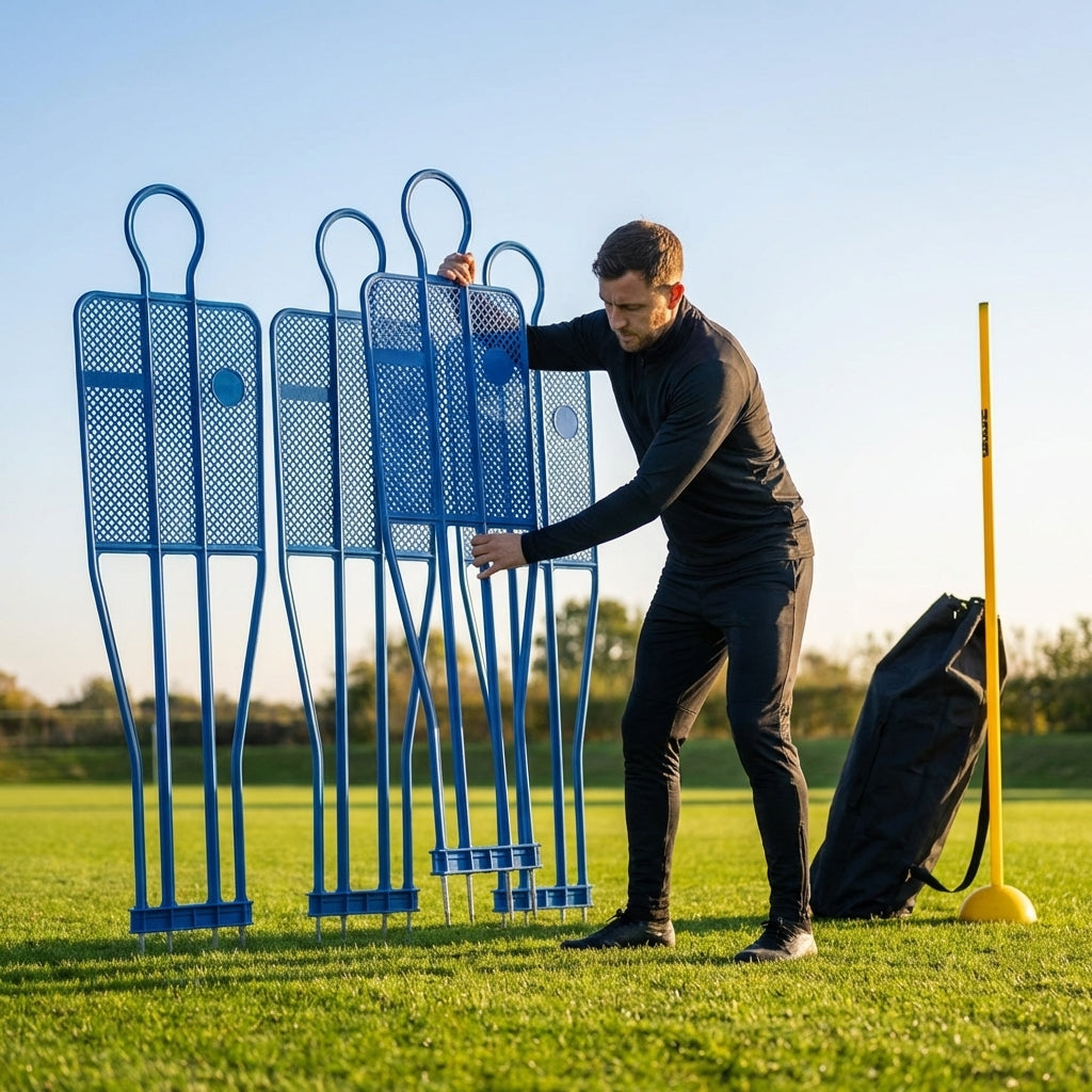 6ft football mannequin made from premium nylon, used for training - product detail