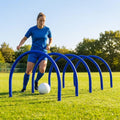 Football Training Passing Arcs, Fluorescent Yellow, High Tensile Plastic