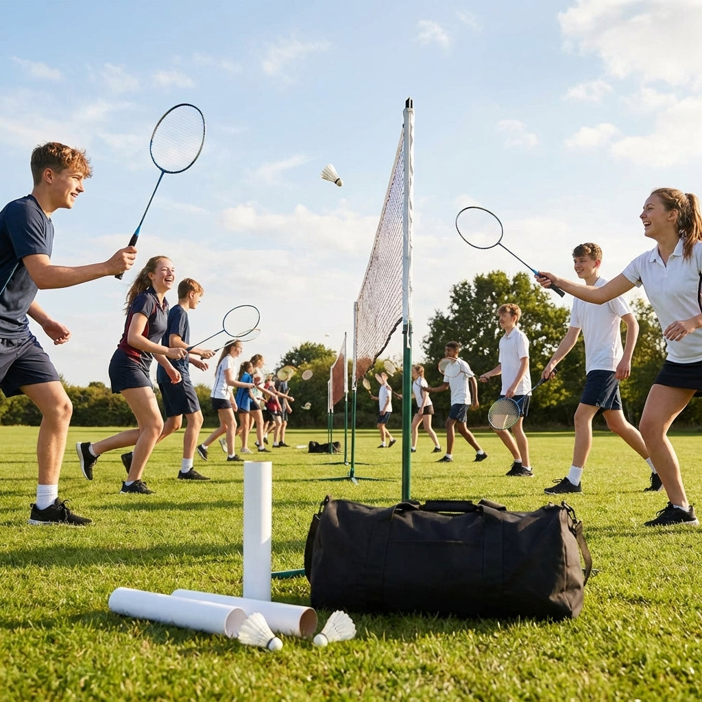Badminton Sets – Multiple Sizes – High-Quality Materials – Schools & Clubs