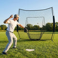 Heavy-duty baseball netting panels for indoor and outdoor use