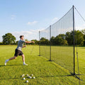 Ball Stop Net System with Steel Frame for Sports Clubs