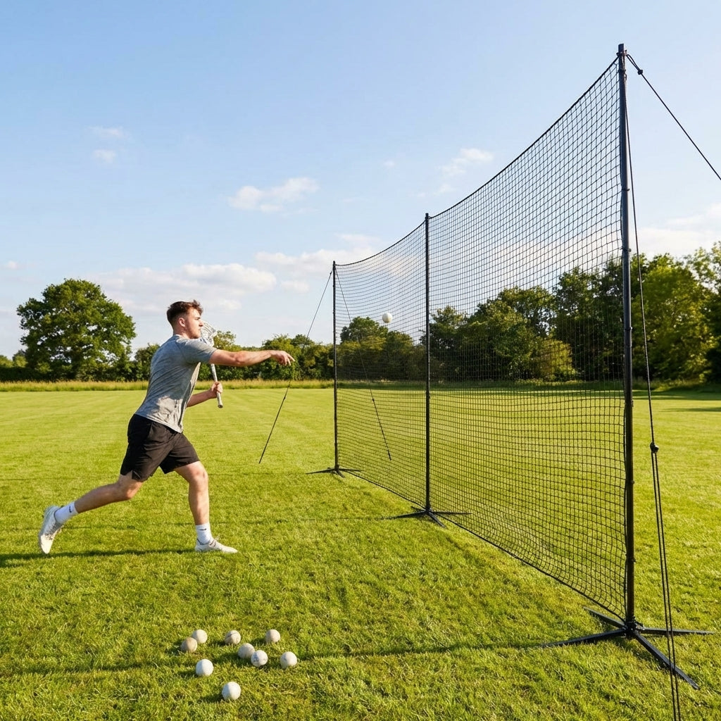 Ball Stop Net System with Steel Frame for Sports Clubs