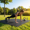 Rubber Gym Flooring Mats in various thicknesses and colours