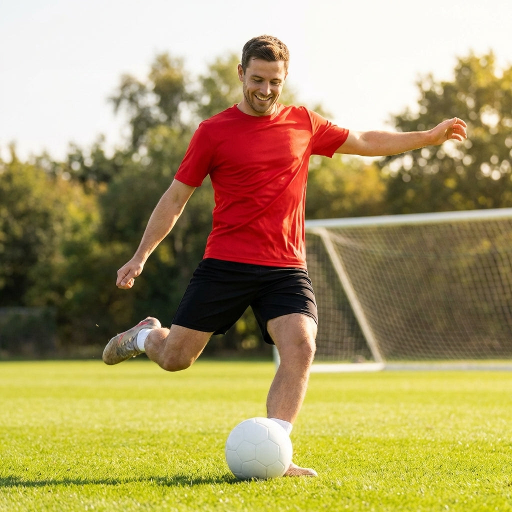 Men's classic football shirt in various colours and sizes
