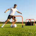 Football training passing arcs made of 34mm PVC