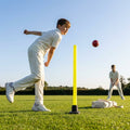 Cricket Target Stump in Fluro Yellow with Rubber Base for Indoor and Outdoor Use