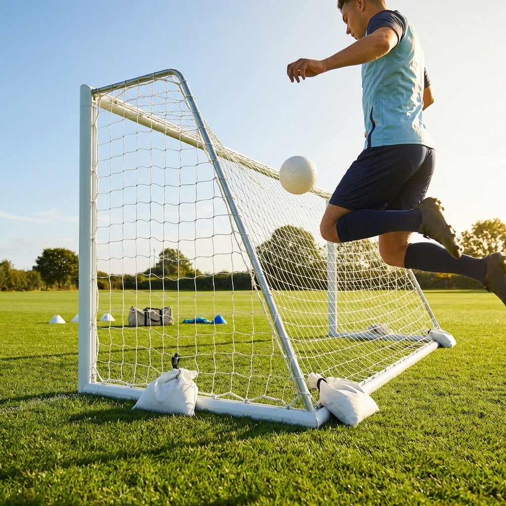 12ft x 4ft Aluminium Football Goal for 5-a-Side Matches