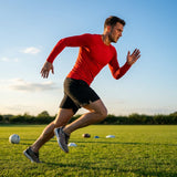 Men's long sleeve base layer in various colours for sports