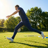 Men's tracksuit bottoms made from 100% polyester, available in six sizes