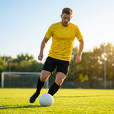Men's football shirt in multiple colours, made from polyester for athletic use
