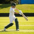 Colourful cricket batting pads in cotton and cane for short-form cricket
