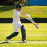 Colourful cricket batting pads in cotton and cane for short-form cricket