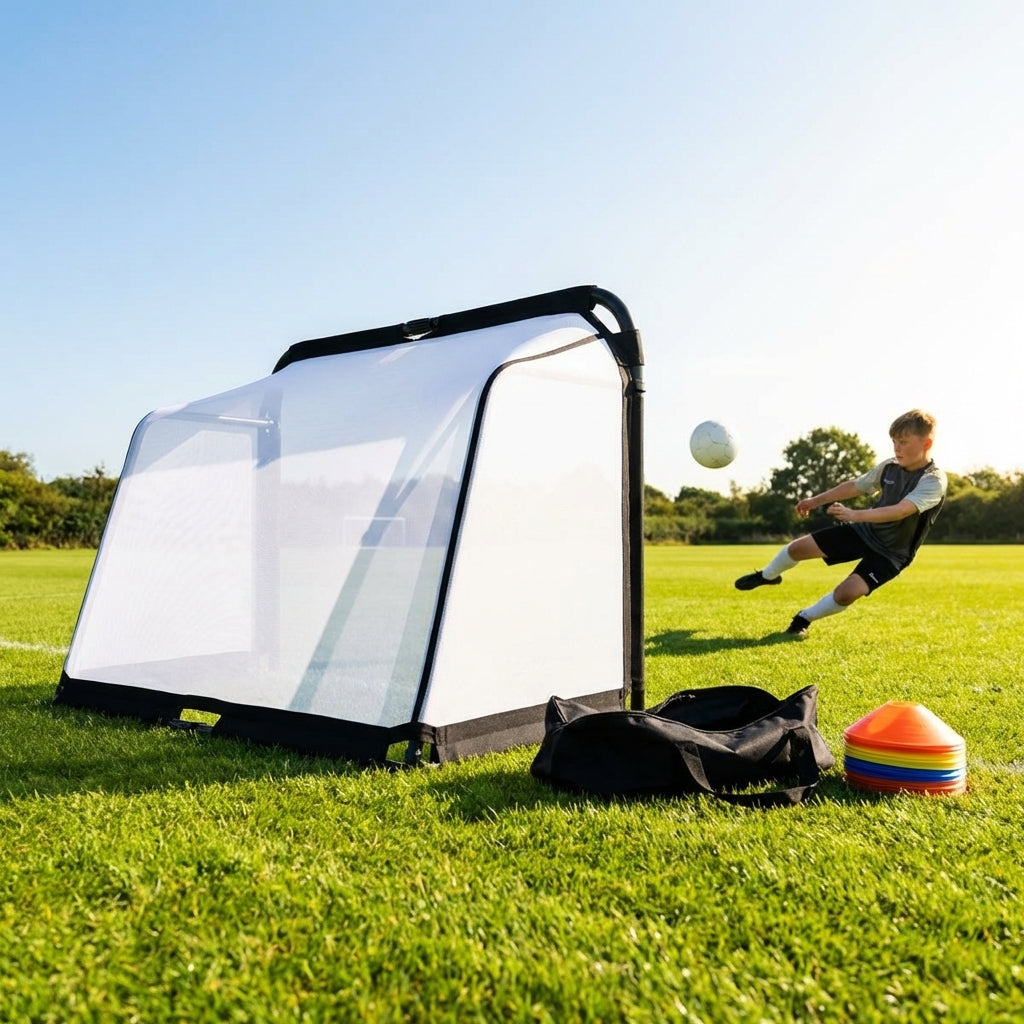 Football goal net in multiple sizes and colours for clubs and gardens